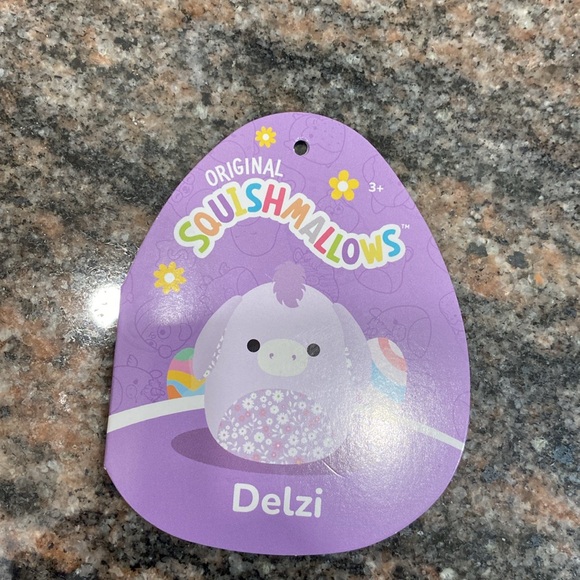 Squishmallows Delzi - Donkey - 8” - Picture 3 of 5